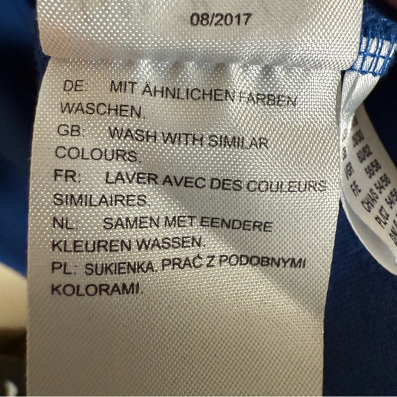 Ulla Popken Blue V Neck Cotton Midi Dress Size 24/26 - Picture 7 of 7